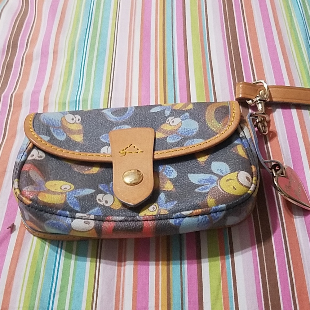 AUTHENTIC Dooney and Bourke "Bee" wristlet